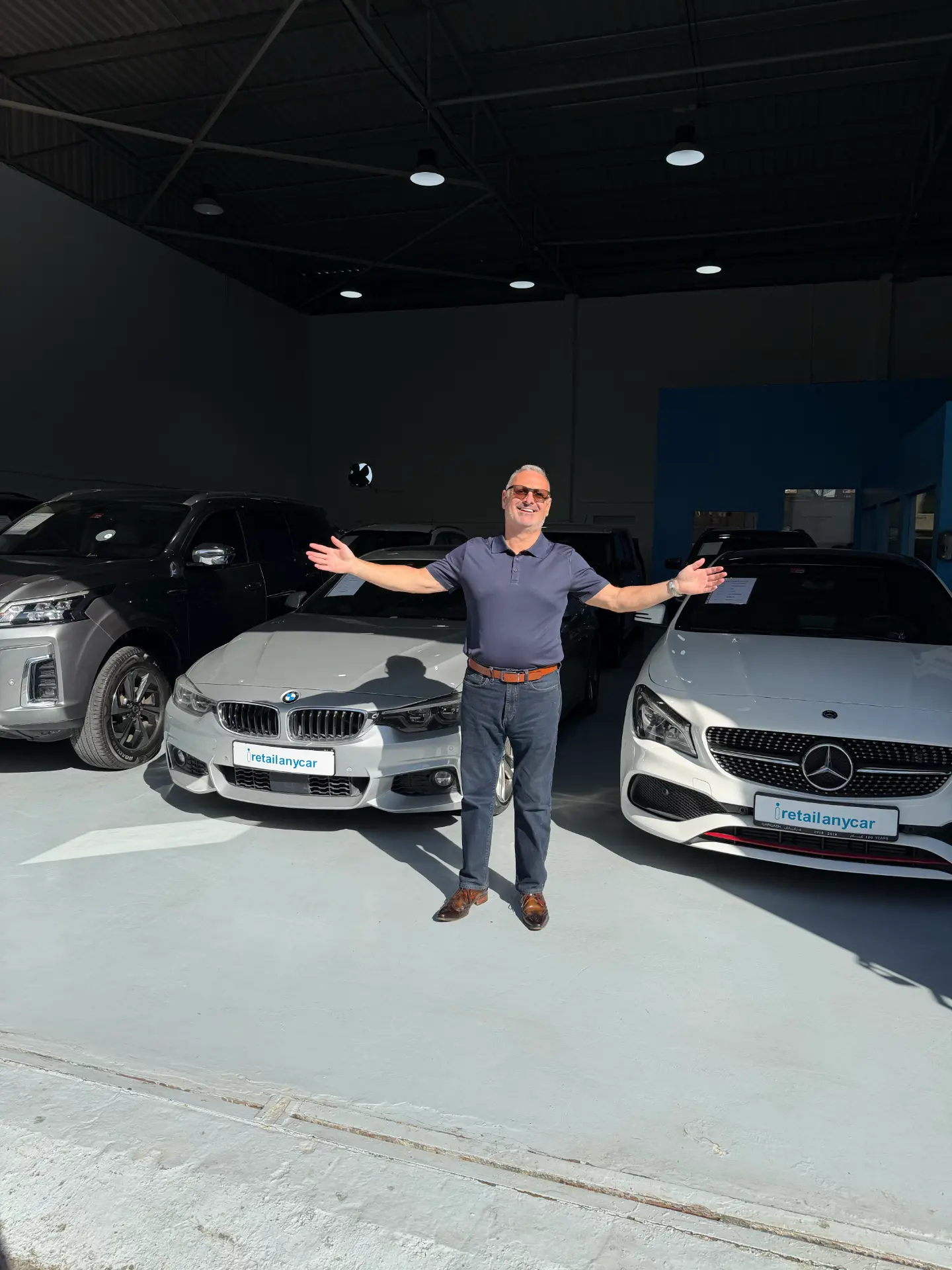 iRetailAnyCar showroom in Al Quoz, Dubai